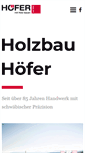 Mobile Screenshot of hoefer-holz.de